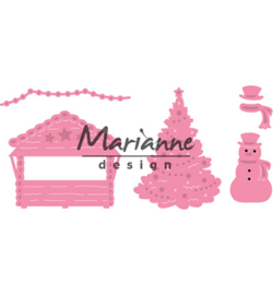 Marianne Design - Collectables - Village Decoration set 5