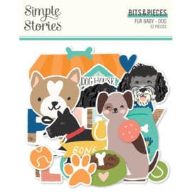 Simple Stories - Fur Baby Dog Bits & Pieces (24008)