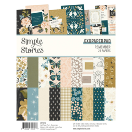 Simple Stories - Remember 6x8 Inch Paper Pad (21515)