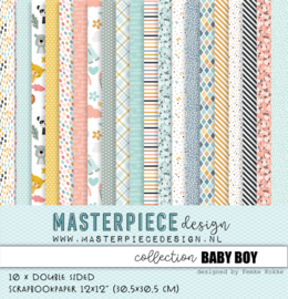 Masterpiece Design - Baby Boy 12x12 Inch Paper Collection (10pcs) (MP202166)