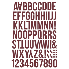 Simple Stories - Color Vibe Alphabet Sticker Book Darks (1758pcs) (13465