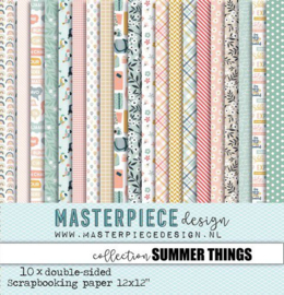 Masterpiece Papiercollectie Summer Things 12x12 10vl MP202018