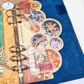 Elizabeth Craft Designs - Planner Essentials - Christmas Bubbles Edge Inlay -  2191