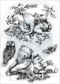 Craft Consortium - In The Forest - Clear Stamps - Friendship