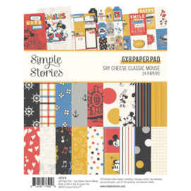Simple Stories - Say Cheese Classic Mouse 6x8 Inch Paper Pad (23415)