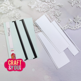 Craft & You Design -  Cutting die - Set of Doily Borders - CW331
