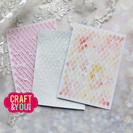 Craft & You - Rhombus A6 Stencil (CYD-SC007)