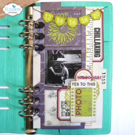 Elizabeth Craft Designs - Planner Essentials -  Frame Page with Gerbera's - 2171