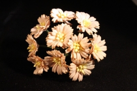 WILD ORCHID CRAFTS - BEIGE COSMOS DAISIES