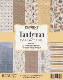 Reprint - Handyman 6x6 Inch Paper Pack (RPP069)