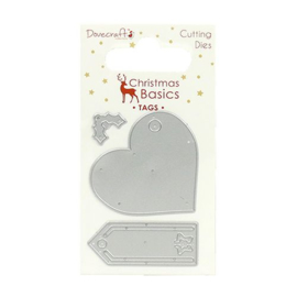 Dovecraft Christmas Basics Dies Tags (DCDIE059X16)