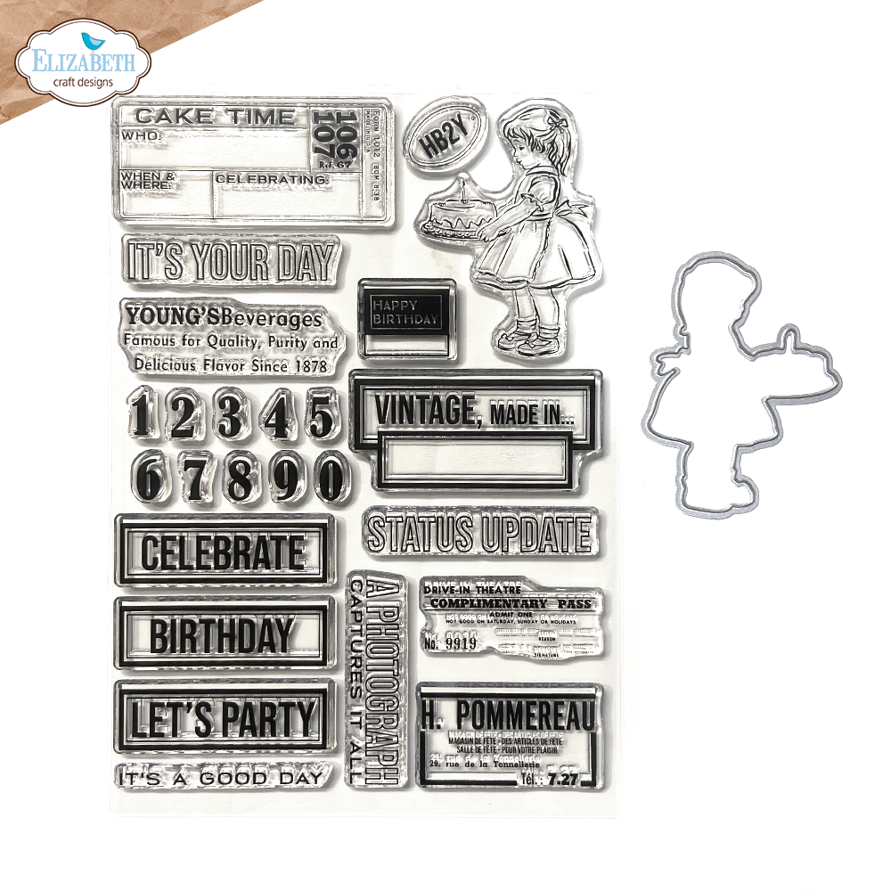 Elizabeth Craft Designs - Celebrations 2 Stamp and Die Set - Pre-order!!!
