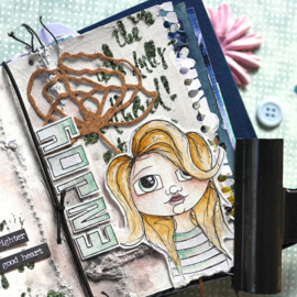 Elizabeth Craft Designs - Art Journal -  Journal Edges 1786