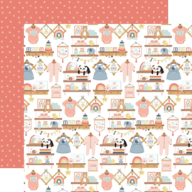 Echo Park Paper - Baby On Board It's a Girl! 12x12 Inch Collection Kit (BOG414016)