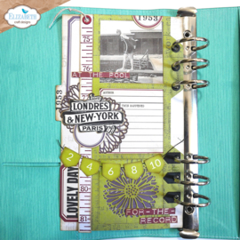 Elizabeth Craft Designs - Planner Essentials -  Frame Page with Gerbera's - 2171