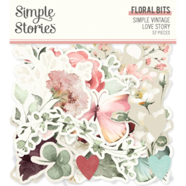 Simple Stories - Simple Vintage Love Story Floral Bits & Pieces (21423)