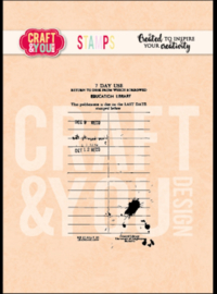 Craft & You Design - Vintage Paper Stamps (CS058)