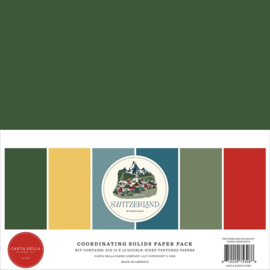 Carta Bella - Switzerland 12x12 Inch Coordination Solids Paper Pack (CBSW545015)