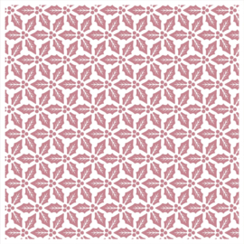 Vaessen Creative • Sjabloon Hulstbladeren 15x15cm