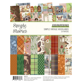Simple Stories - Simple Vintage Woodlands - 6x8 Inch Paper Pad (24719)
