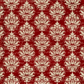 Teresa Collins - Christmas Cottage - Red Damask