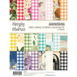 Simple Stories - Simple Vintage Essentials Color Palette 6x8 Inch Paper Pad (22215)
