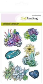 CraftEmotions - Clearstamps A6 - Cactus vetplant Botanical Nature