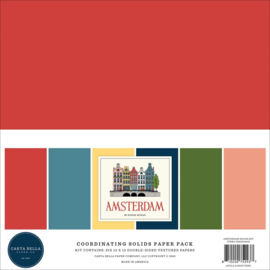 Carta Bella - Amsterdam 12x12 Inch Coordination Solids Paper Pack (CBAD544015)