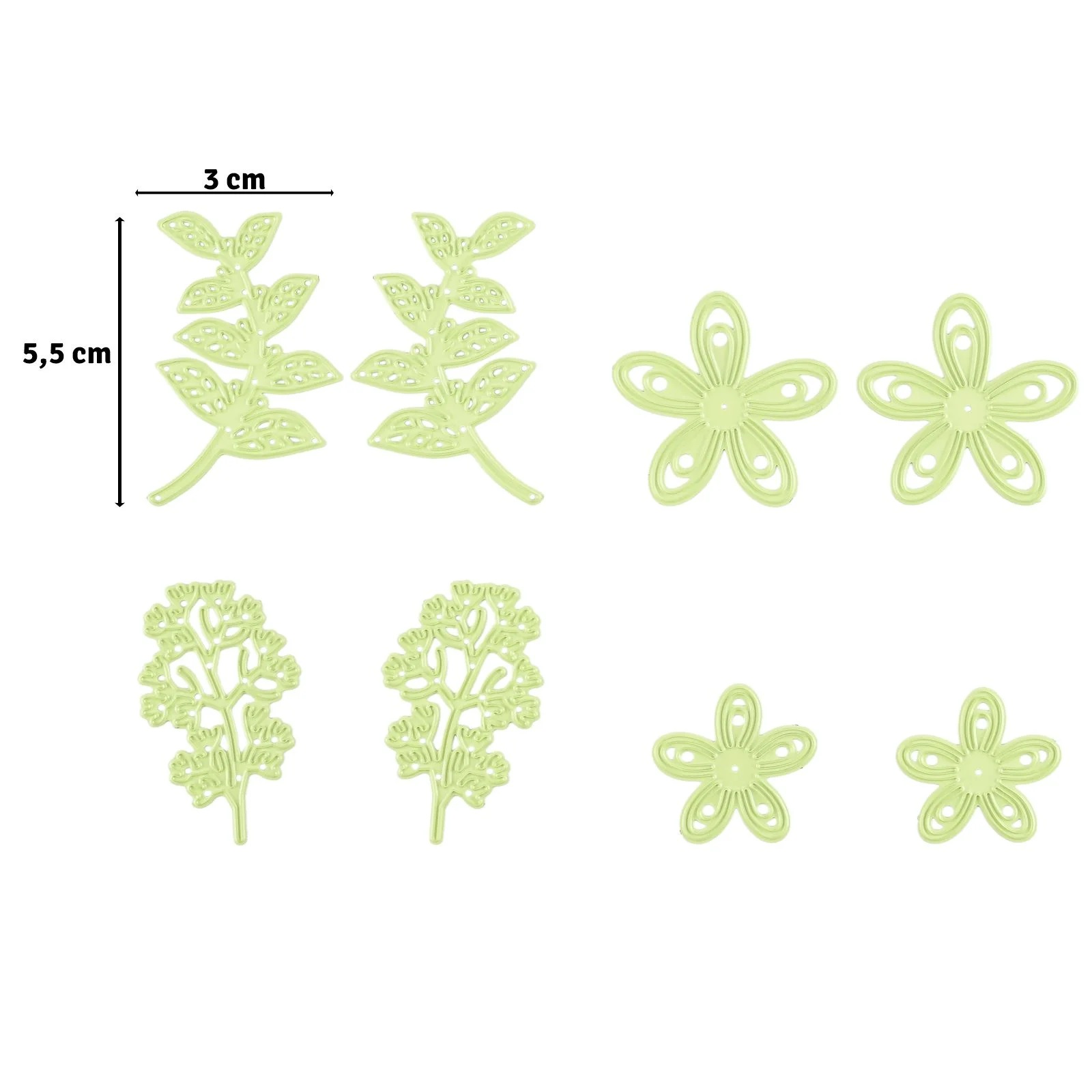 Nellie's Choice • Bullet Journal Cutting Dies Bloemen 8st. - NBJD006