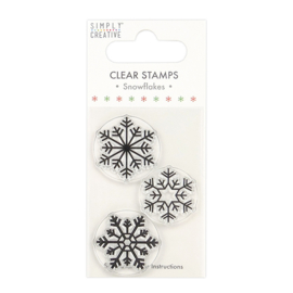 Simply Creative - Snowflakes Clear Stamp (SCSTP035X20)