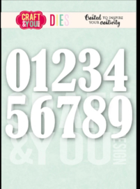 Craft & You Design - Numbers Dies (CW392)