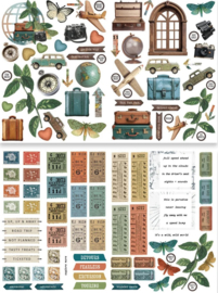 Arden Creative Studio - Been There Laser Cuts (118pcs) by Katie Pertiet (ACSLC0007)