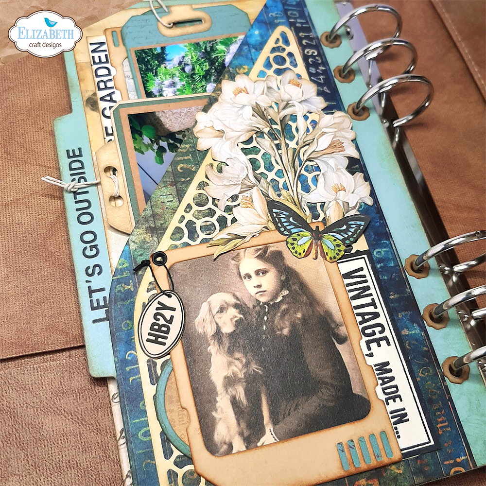 Elizabeth Craft Designs - Planner Essentials - Page with large tab 2 - 2281 -  Pre-order!!!
