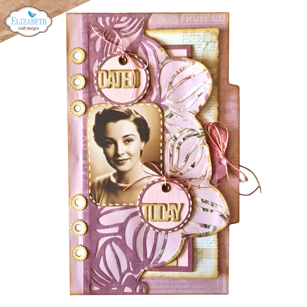Elizabeth Craft Designs - Planner Essentials - Borderpage with flowers - 2277 - Pre-order!!!