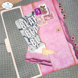Elizabeth Craft Designs - Planner Essentials - Half Page Tab 3 with paperclip numbers - 2072 