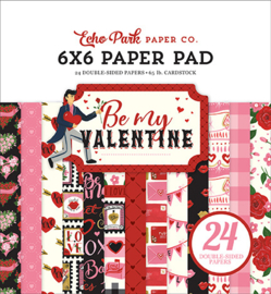 Echo Park - Be My Valentine - 6x6 Inch Paper Pad