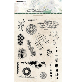 Studio Light - JMA-ES-STAMP110 - JMA Clear Stamp Assorted textures Essentials nr.110