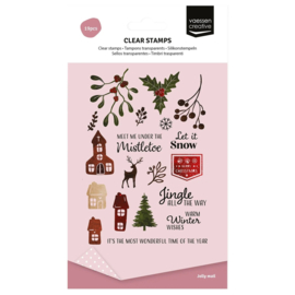 Vaessen Creative • Clear Stamps Mistletoe 19st.