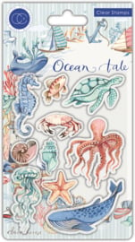 Craft Consortium - Ocean Tale Clear Stamps - Sea Life (CCSTMP077)