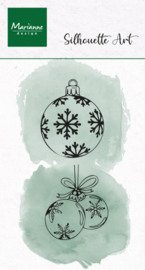 Marianne Design - Clear Stamps Silhouette Art Ornaments (CS1200)