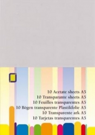 Transparante sheets A5 10 vel 3.1010