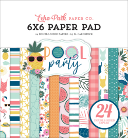 Echo Park  - Pool Party - 6x6 Inch Paper Pad (POP240023) 15,2 x 15,2 cm