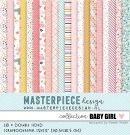 Masterpiece Design - Baby Girl 12x12 Inch Paper Collection (10pcs) (MP202167)