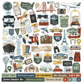 Echo Park Paper - It's Time To Travel 12x12 Inch Collection Kit (TTT494016)