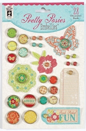 Hot Off The Press - Pretty Little Posies - Embellies