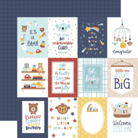 Echo Park Paper - Baby On Board It's a Boy! 12x12 Inch Collection Kit (BOB415016)