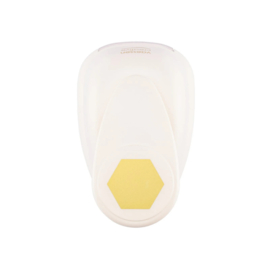 Vaessen Creative • Figuurpons Hexagon 2 33x38mm (in creme goud)