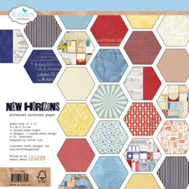 Elizabeth Craft Designs - New Horizons Paperpack 30,5 x 30,5 cm