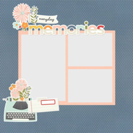 Simple Stories - For The Record Simple Pages Pieces (23531)