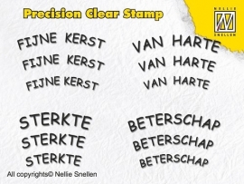 Nellie Snellen - Precision Clear Stamp - Dutch Texts - 2
